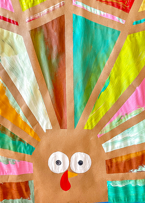 turkey painting activity for kids