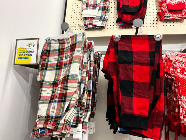 old navy flannel joggers