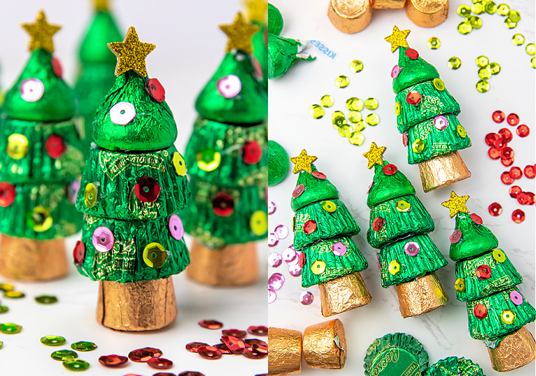Simple Foam Stacker Christmas Tree - Happy Hour Projects