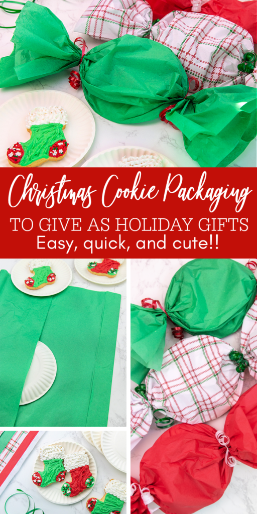 how to package christmas cookies