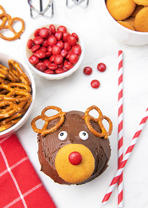 reindeer cupcake