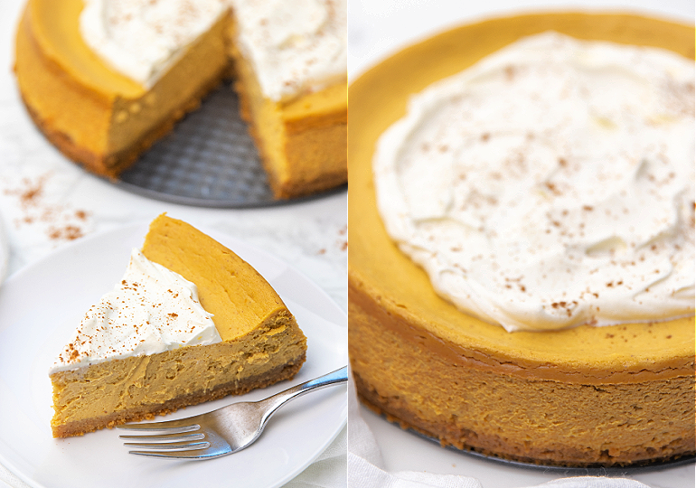 pumpkin spice cheesecake