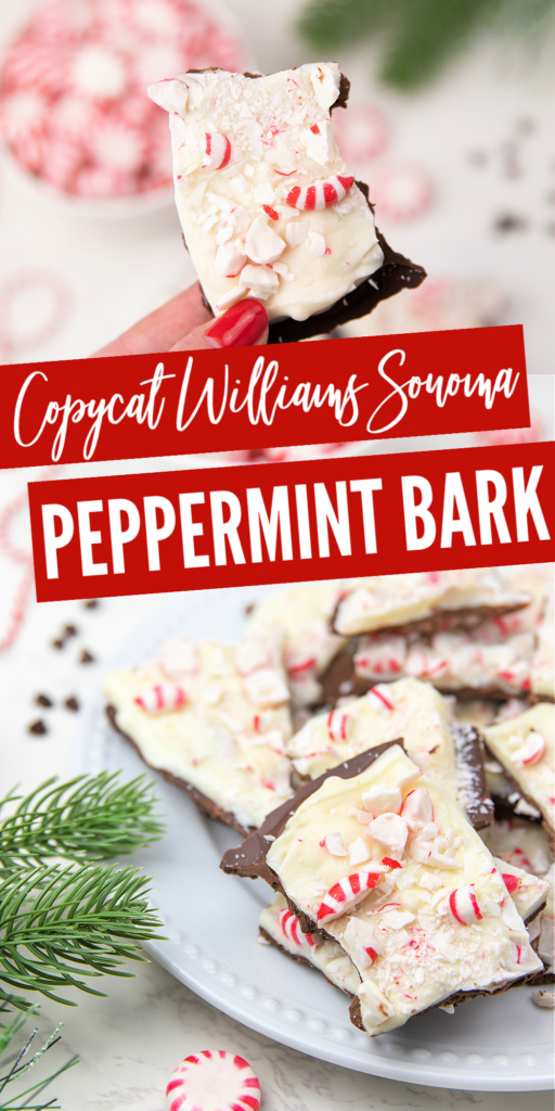 copycat williams sonoma peppermint bark
