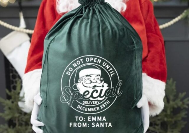 Personalized Santa Bags
