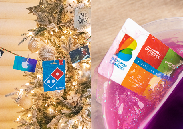 creative ways to give gift cards