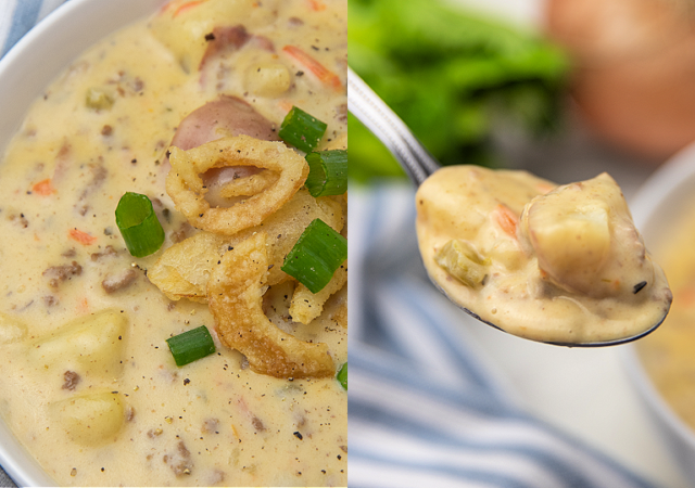 cheeseburger soup recipe