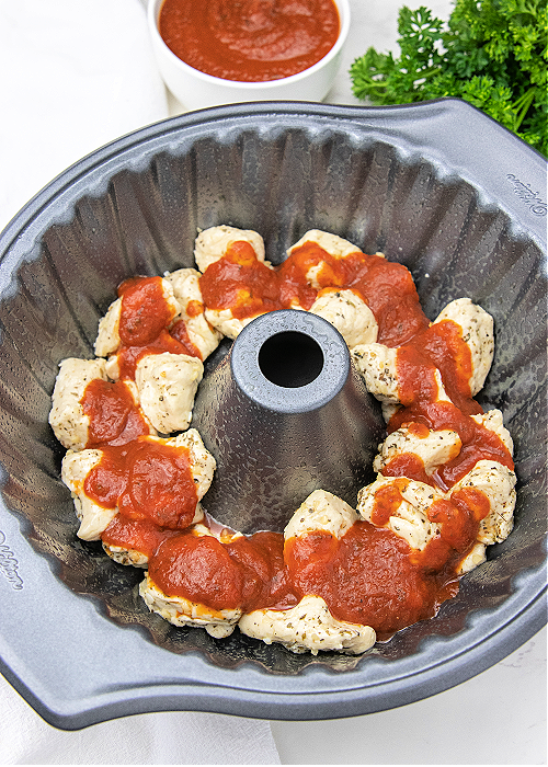 layered pizza monkey bread