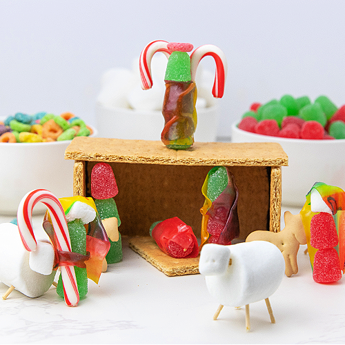 graham cracker nativity scene