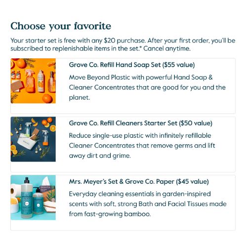 FREE Grove Collaborative Gift Set