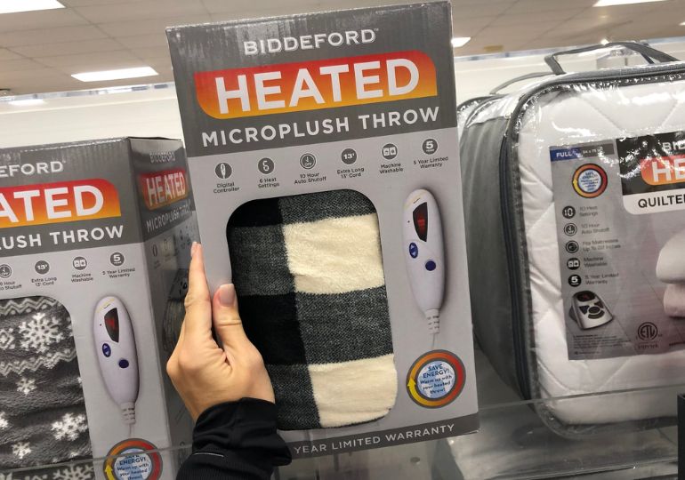 Heated Electric Blankets NOW ONLY $24.49 with Coupon Code!