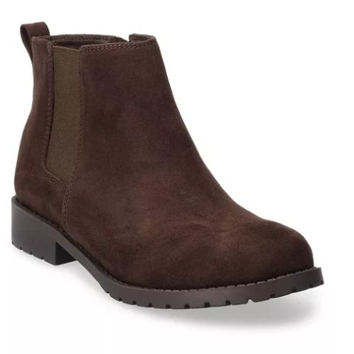 kohls womens flat boots