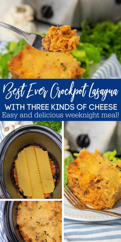 crockpot lasagna pinterest image