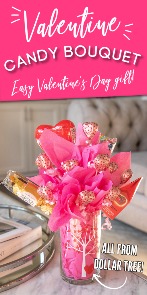 easy valentine candy bouquet pinterest