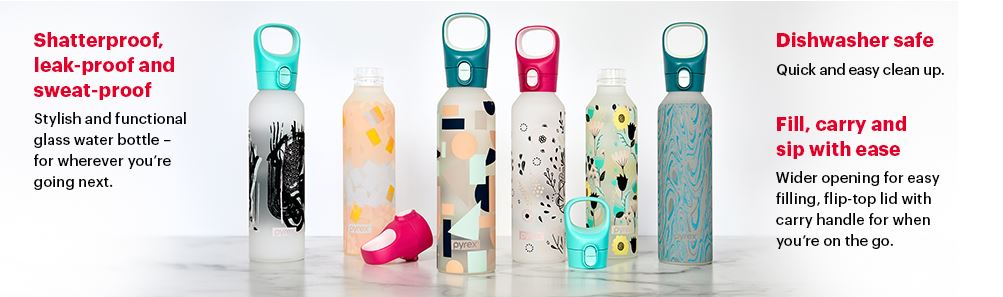 pyrex water bottle