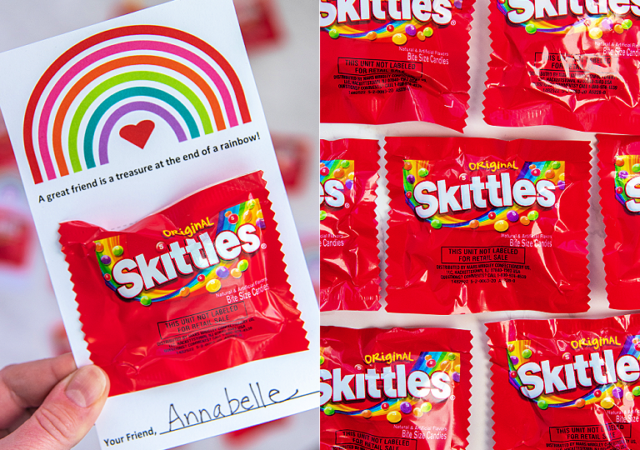 skittles valentine printable
