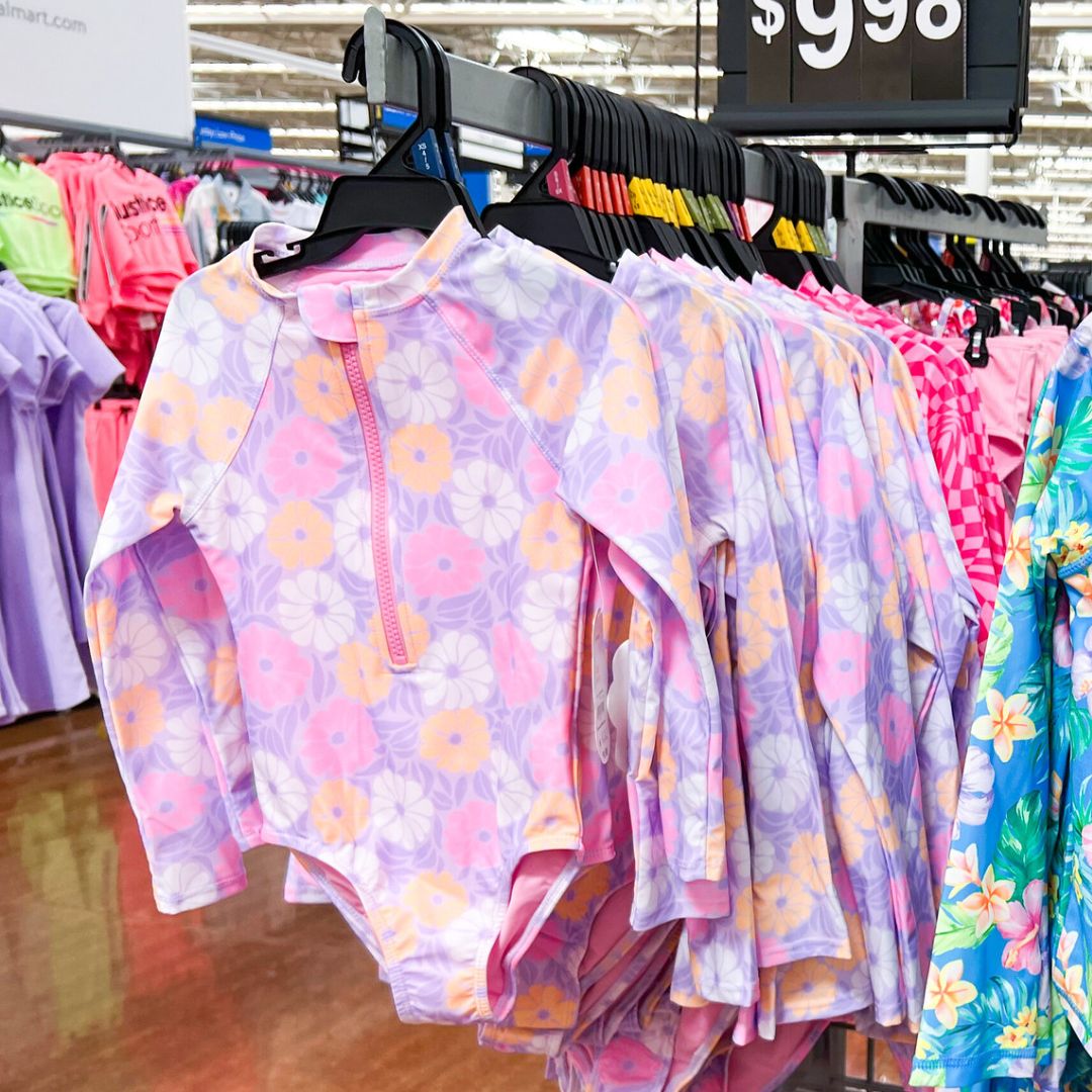 Walmart Girl's Long Sleeve One-Piece