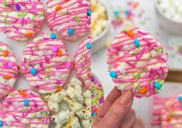 popcorn easter egg treats feature image