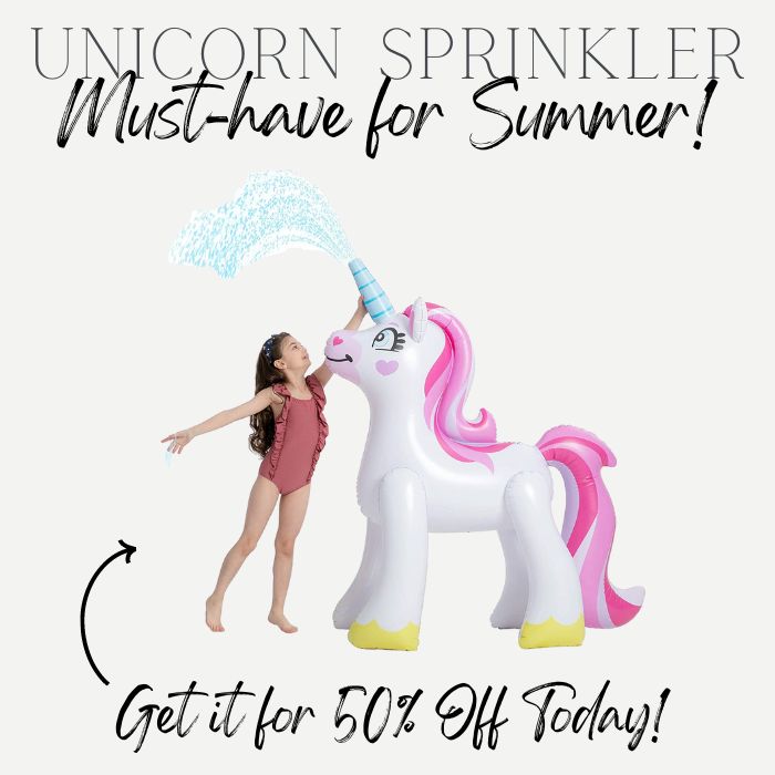 Unicorn Sprinkler on Sale