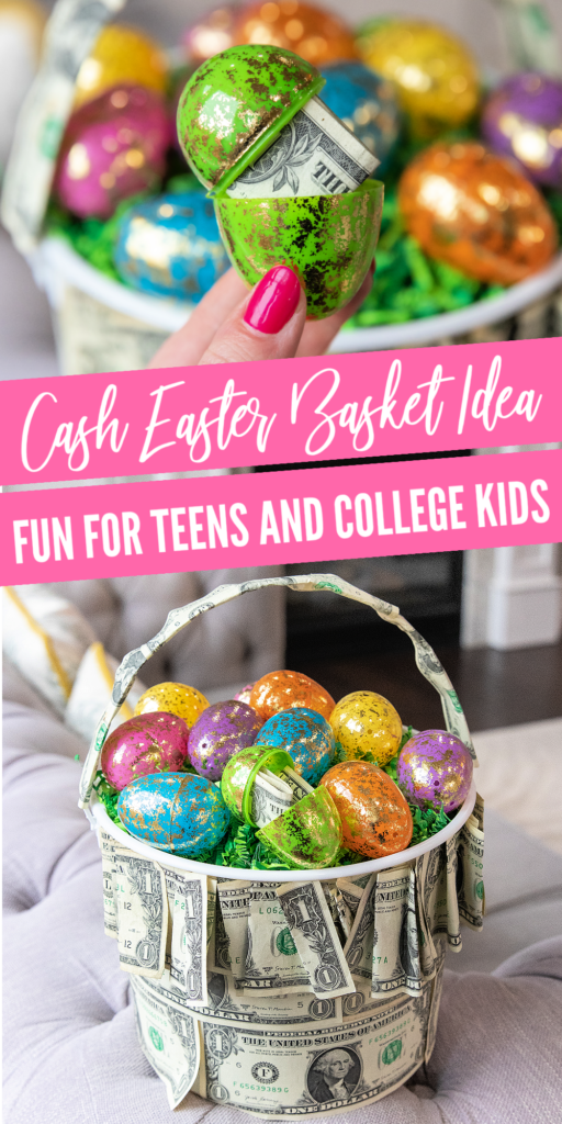 cash easter basket pinterest fun for teens and college kids