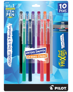 erasable gel pens