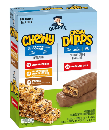 quaker chewy granola bars