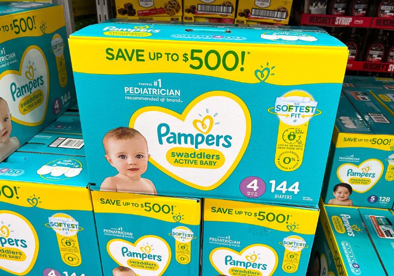 Huggies diapers are over 30% off on  right now