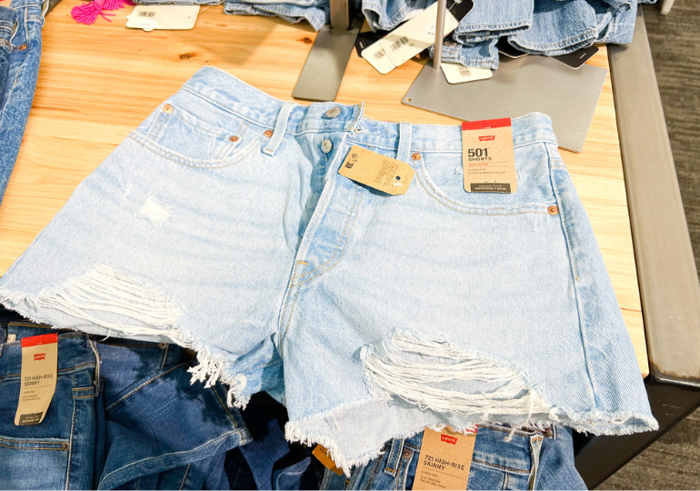 levis-womens-shorts-on-sale