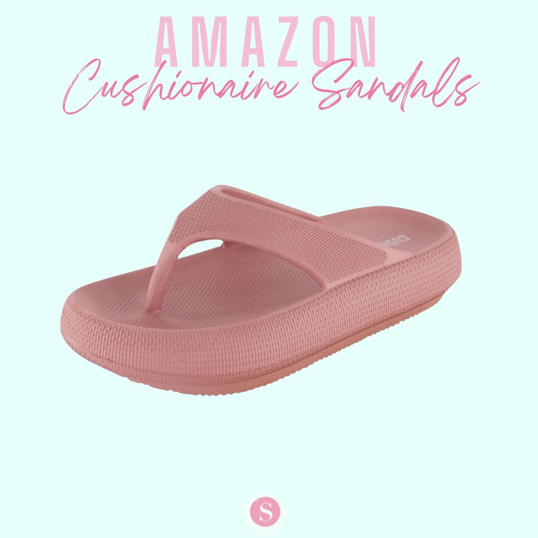 Rubber Cushionaire Flips Flops in Pink