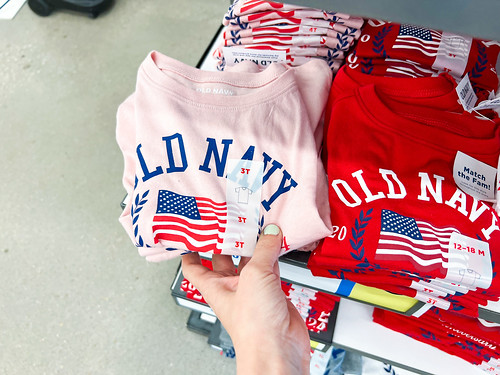 old navy flag tees