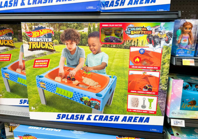 Hot Wheels Monster Trucks Splash and Crash Arena
