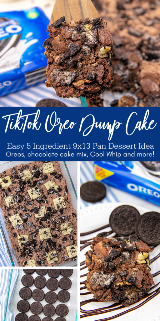 5 Ingredient TikTok Oreo Dump Cake PInterest Image