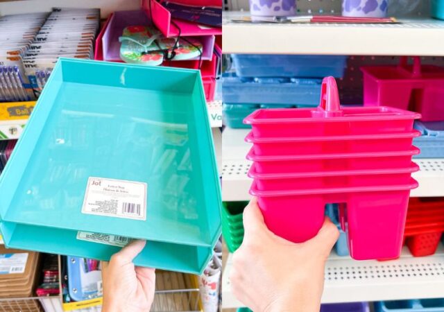 Dollar Tree Teacher Storage