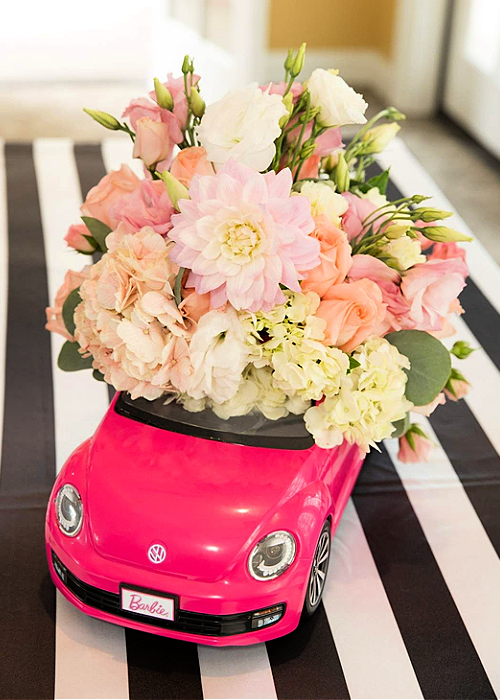 We've pulled together the BEST of Barbie Party Ideas for all occasions! From backdrops to desserts, the CUTEST ideas for your inspiration! barbie centerpiece