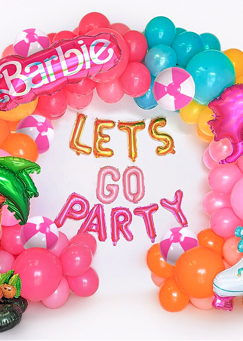We've pulled together the BEST of Barbie Party Ideas for all occasions! From backdrops to desserts, the CUTEST ideas for your inspiration! barbie balloon wall