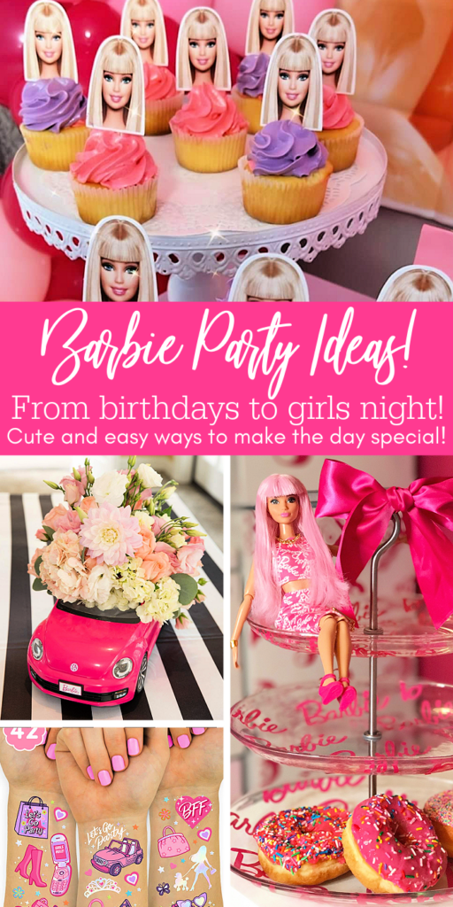 We've pulled together the BEST of Barbie Party Ideas for all occasions! From backdrops to desserts, the CUTEST ideas for your inspiration! barbie party ideas pinterest