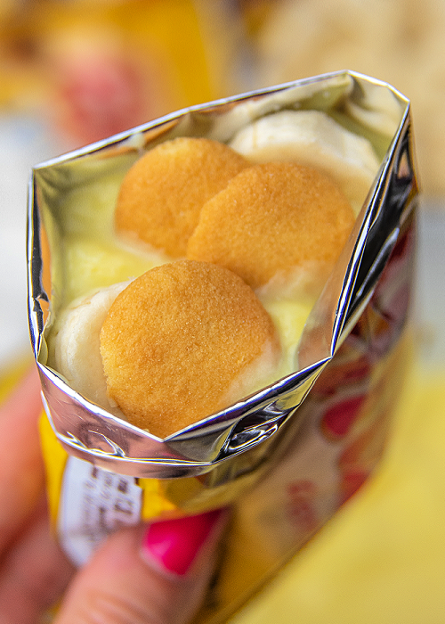 walking banana pudding dessert idea