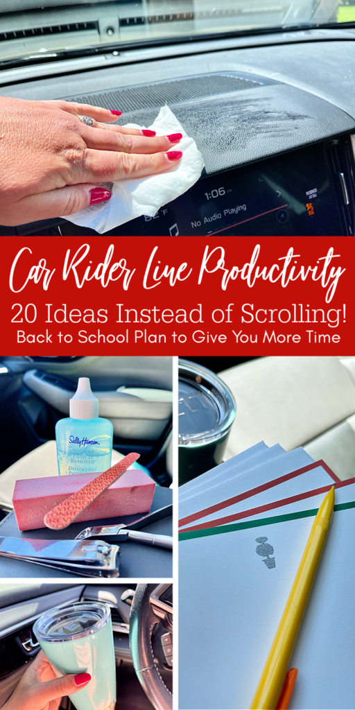 car rider line productivity ideas