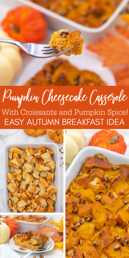 pumpkin cheesecake casserole pinterest image