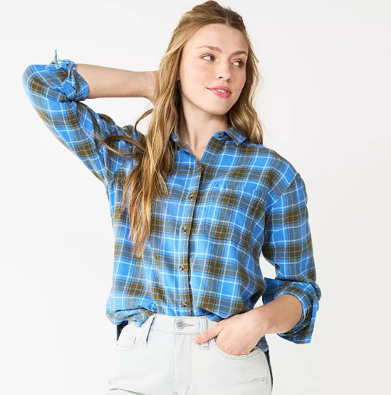 women's flannel shirts