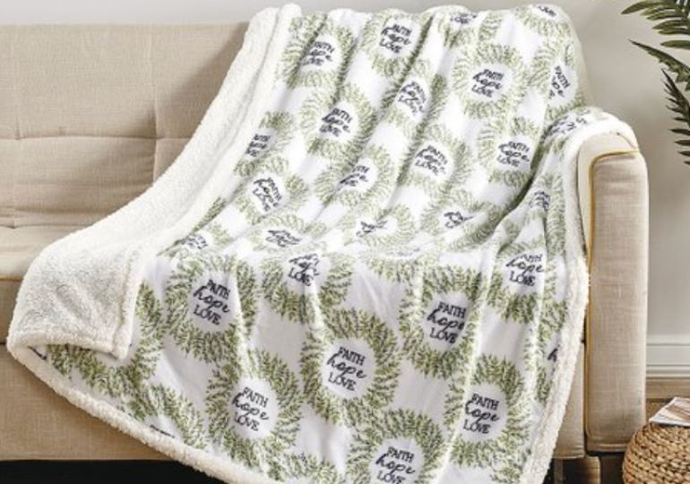 Sherpa Throw Blankets on Sale