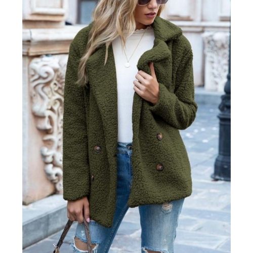 Women's Plush Peacoats