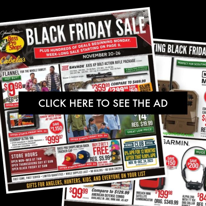 It's HERE! Bass Pro Shops Black Friday Ad 2024