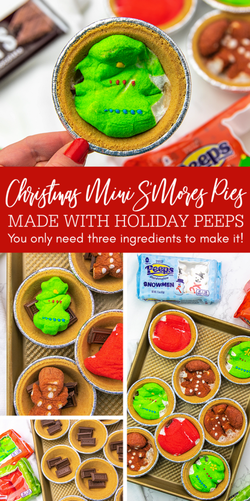 christmas mini s'mores pies pinterest image