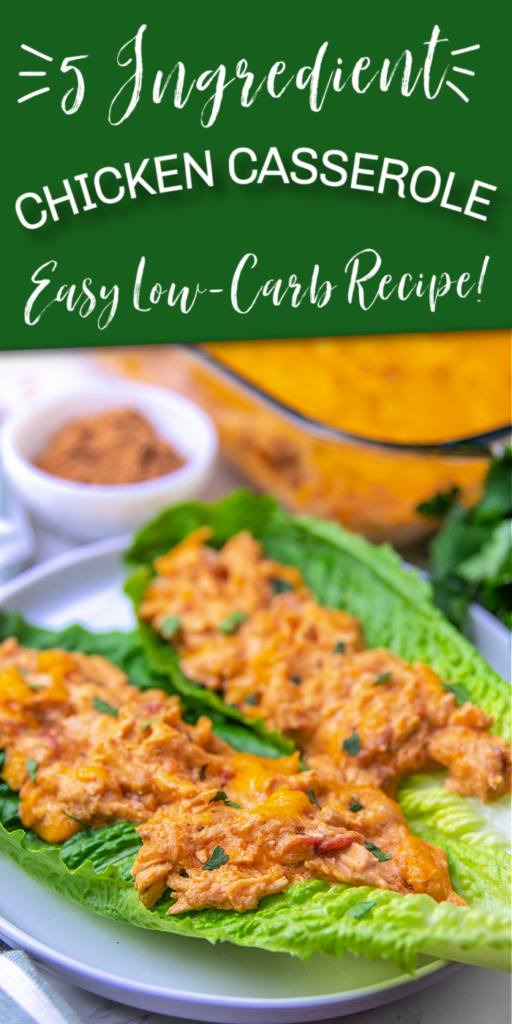 5 ingredient low carb chicken casserole mexican style