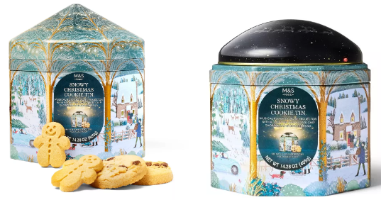 holiday cookie tins