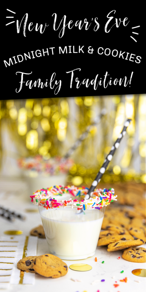 midnight milk and cookies idea for new year's eve