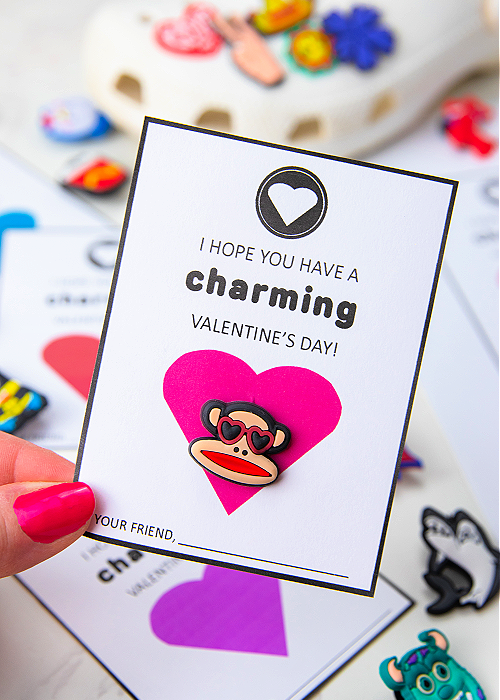 croc charm valentine printable