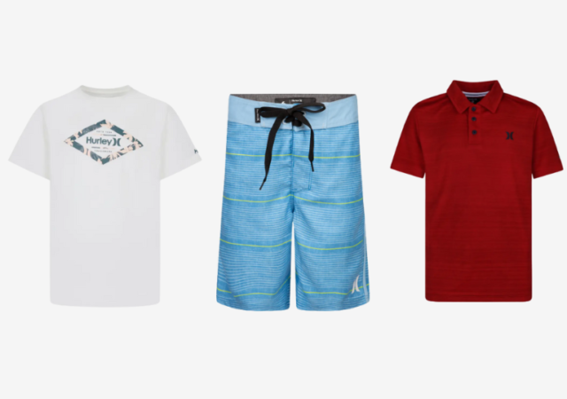 Hurley Shirts and Shorts on Sale