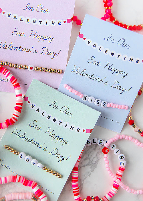taylor swift friendship bracelet valentine free printable