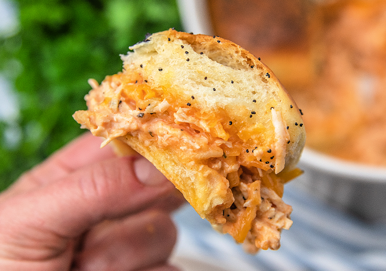 buffalo chicken sliders
